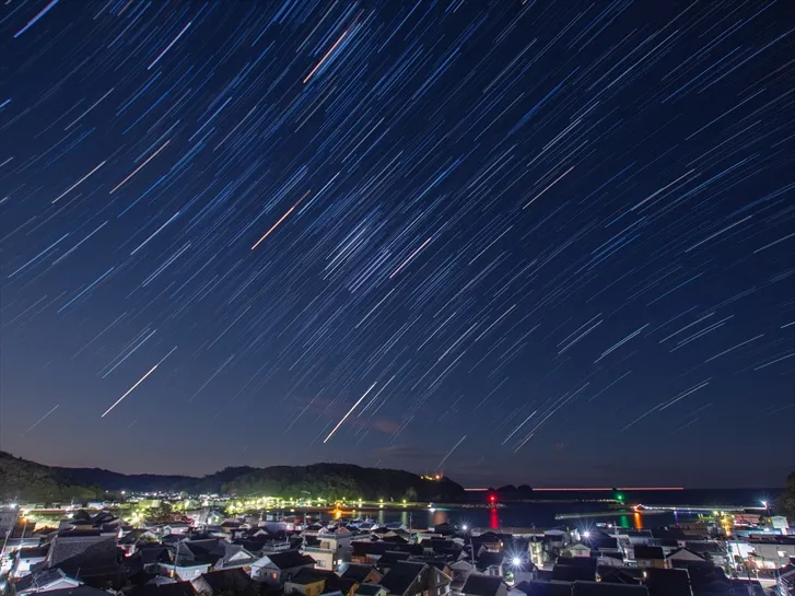 晴れた日の星空