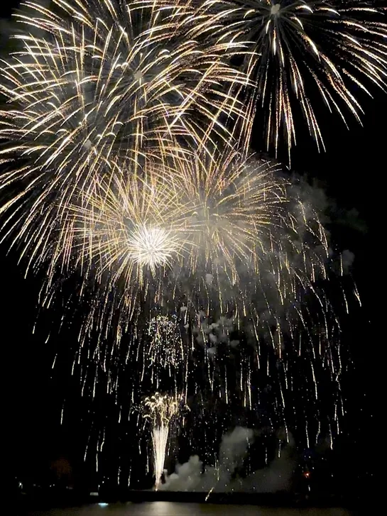 姫神祭の花火
