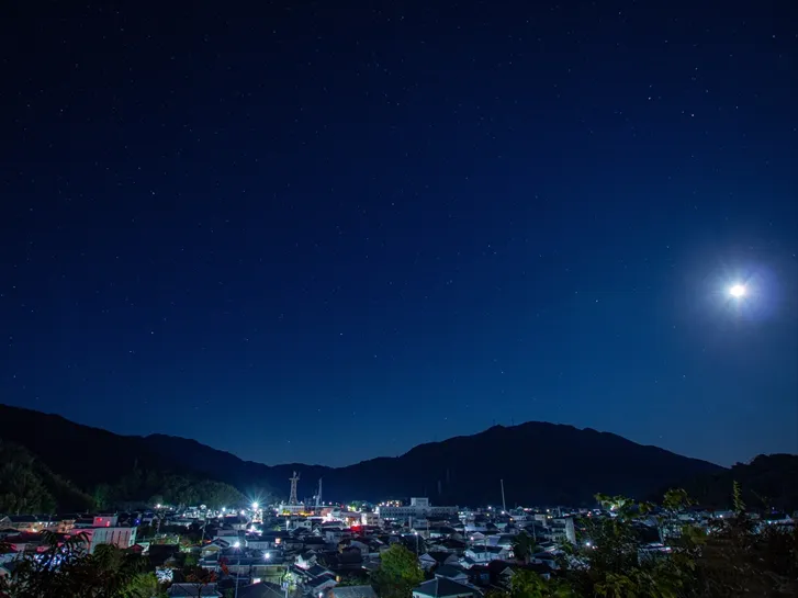 月夜の星空