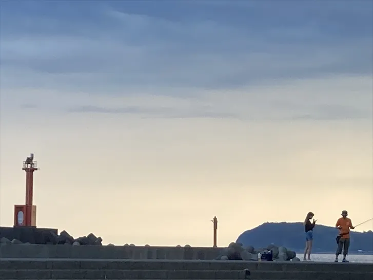 2人の釣り人