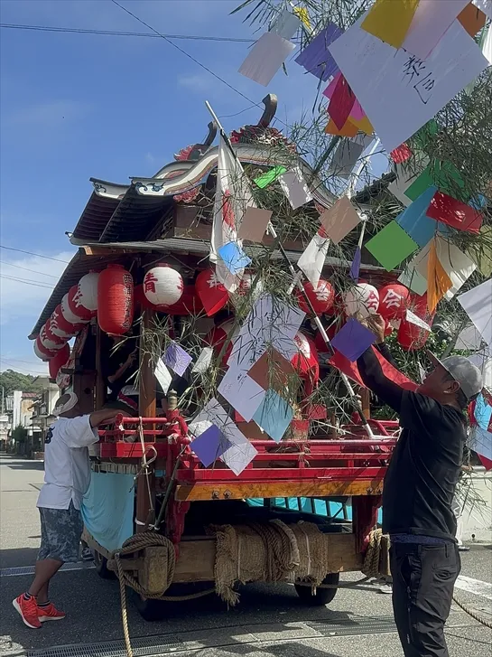 牟岐秋祭り西浦花車