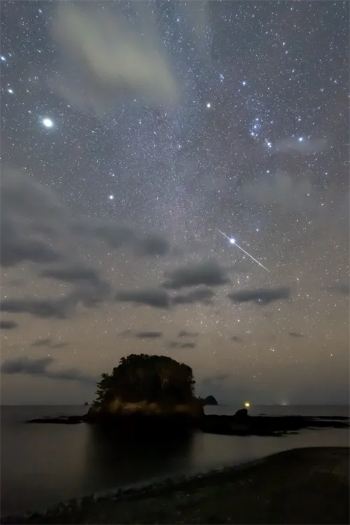 ふたご座流星群の夜