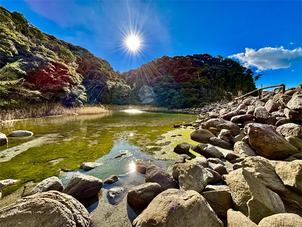 太古の記憶を映す、大池