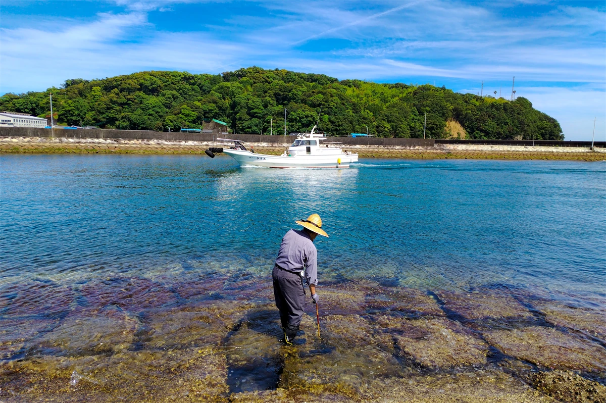 釣り人と船
