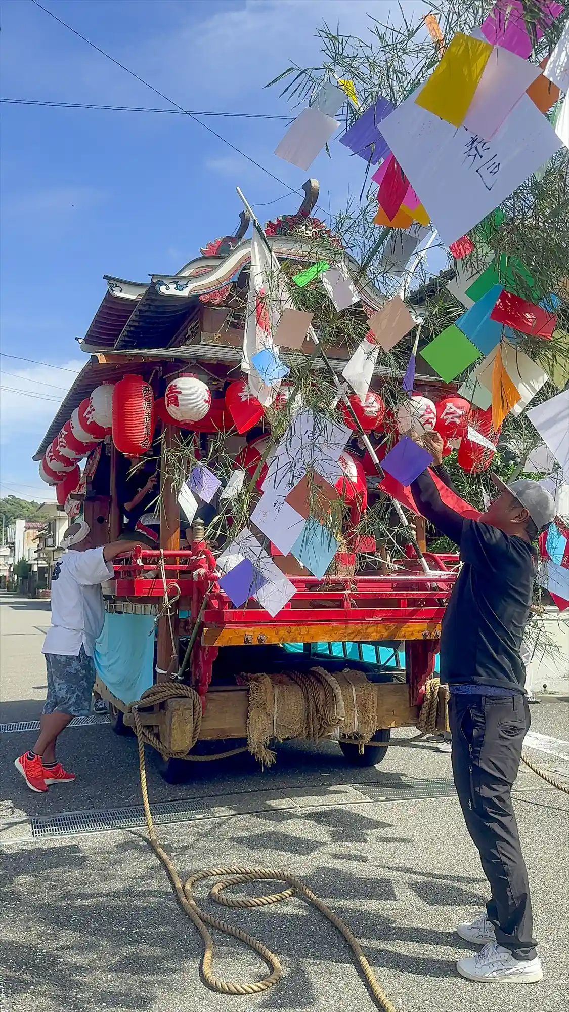 牟岐秋祭り西浦花車