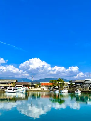 空と港と思い出と