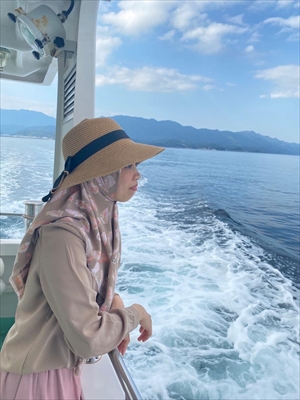 夏の出羽島遊び