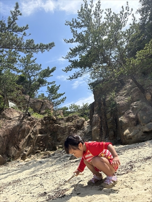 2才から始める無人島生活