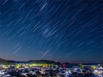 晴れた日の星空