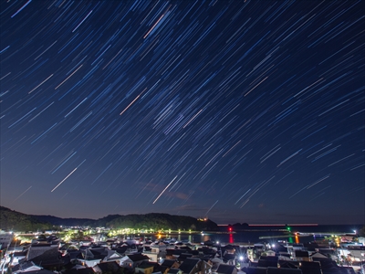 晴れた日の星空