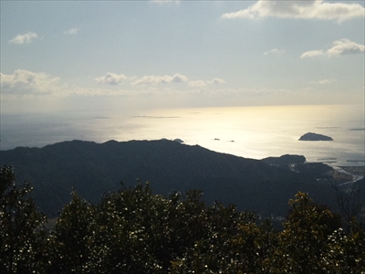 五剣山山頂より