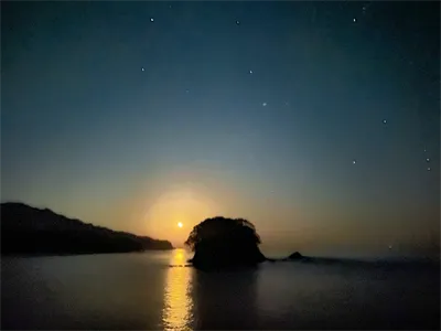 幻想的な牟岐の星空