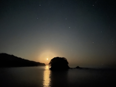 幻想的な牟岐の星空