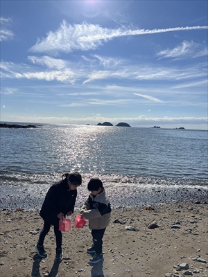貝殻みせて～