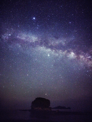 夏の夜空に広がるのは
