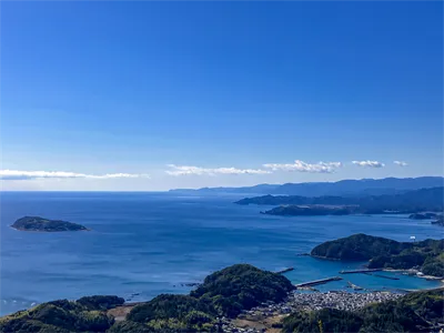 鍛冶屋谷山山頂からの景色