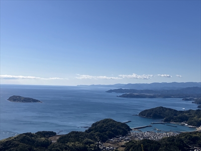 鍛冶屋谷山山頂からの景色