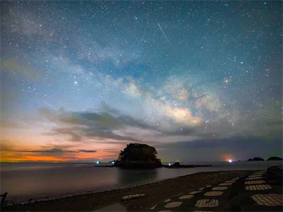 天の川の朝化粧